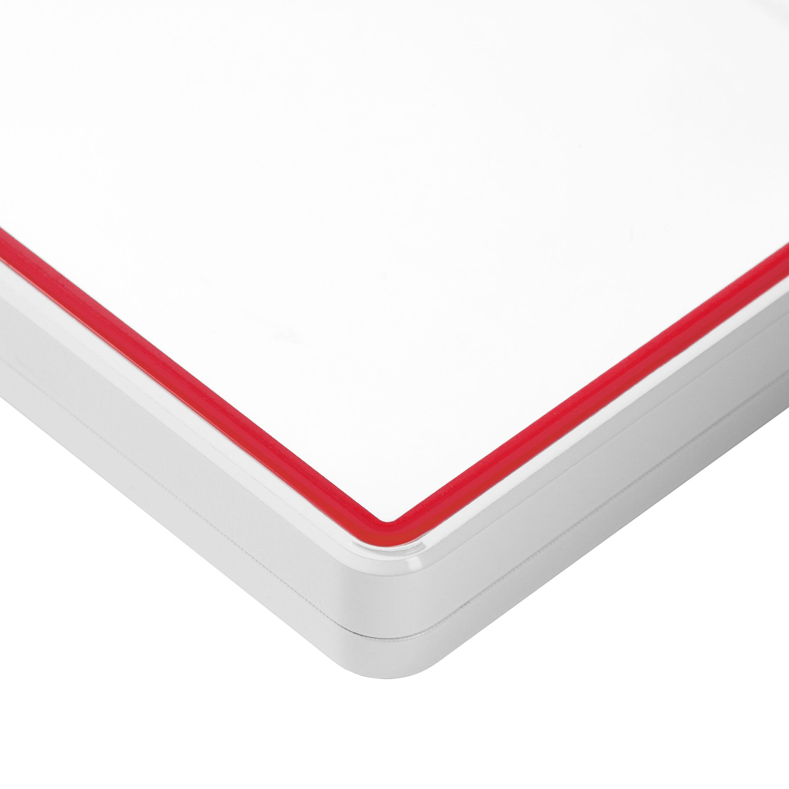 color glass series standard psa frame wild case glossy white with red glass border color glass series standard psa frame wild case glossy white with red glass border