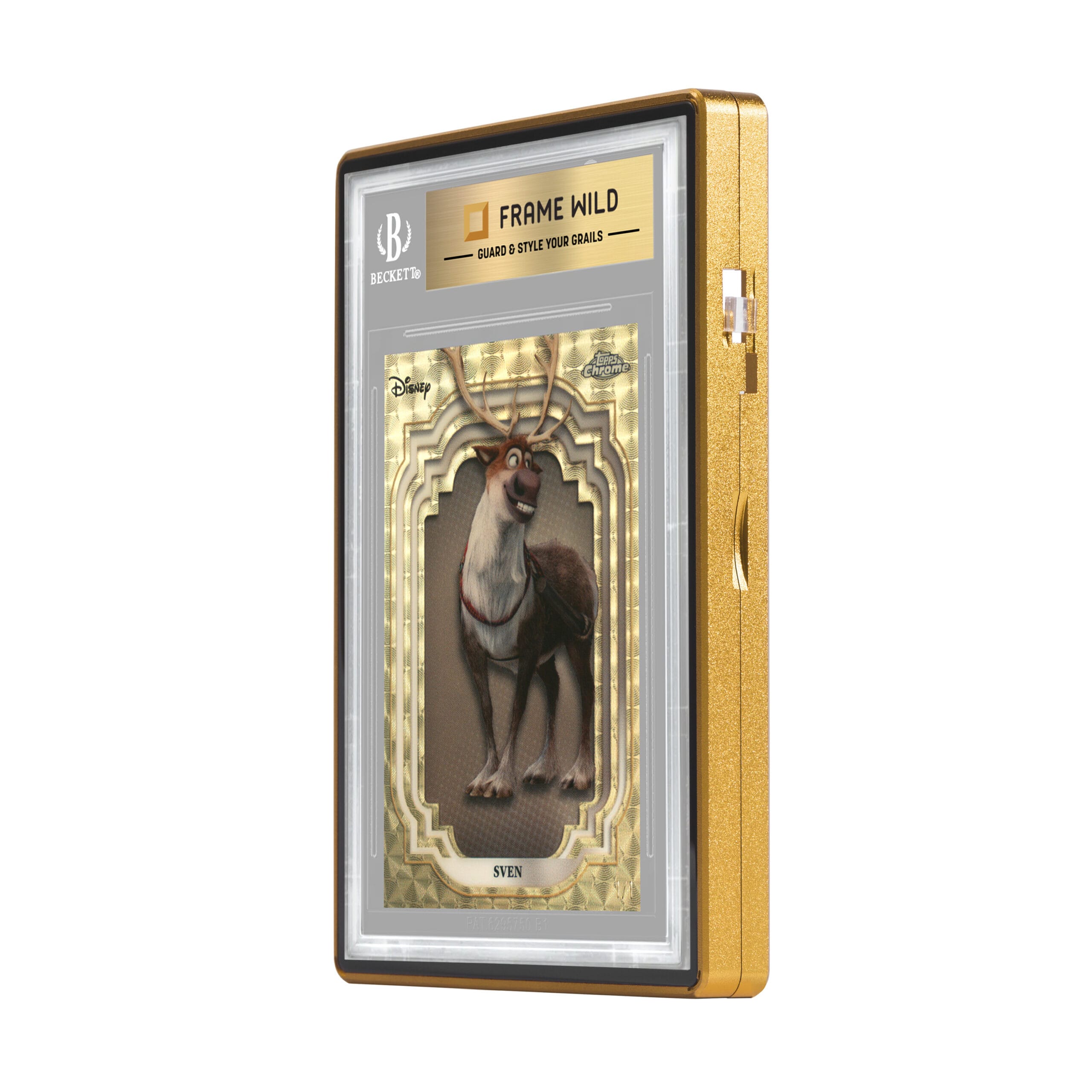 thick psa frame wild case eggshell ten gold