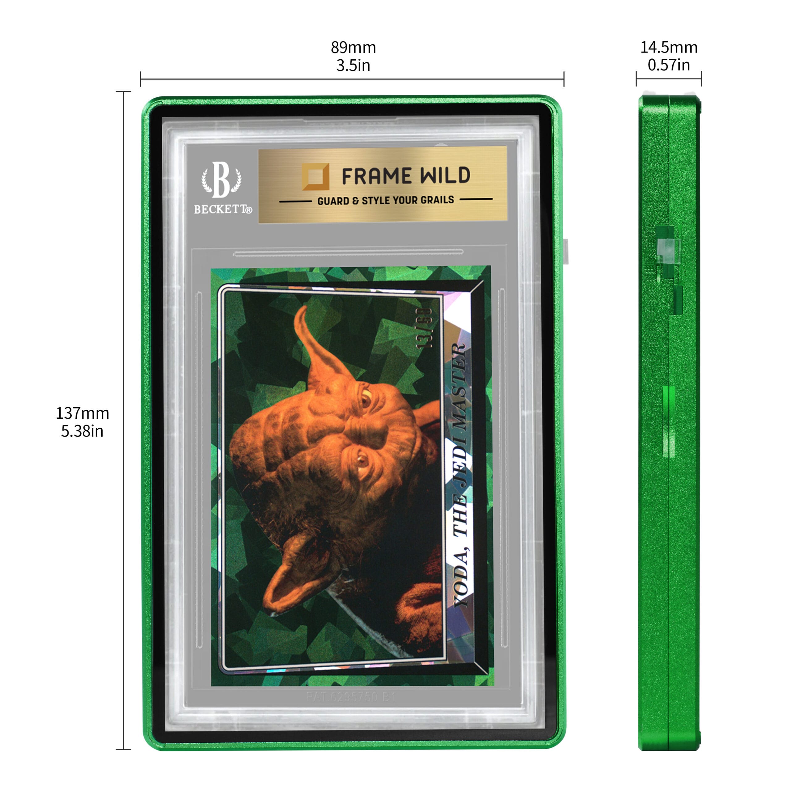 medium sized bgs frame wild case eggshell goblin green medium sized bgs frame wild case eggshell goblin green