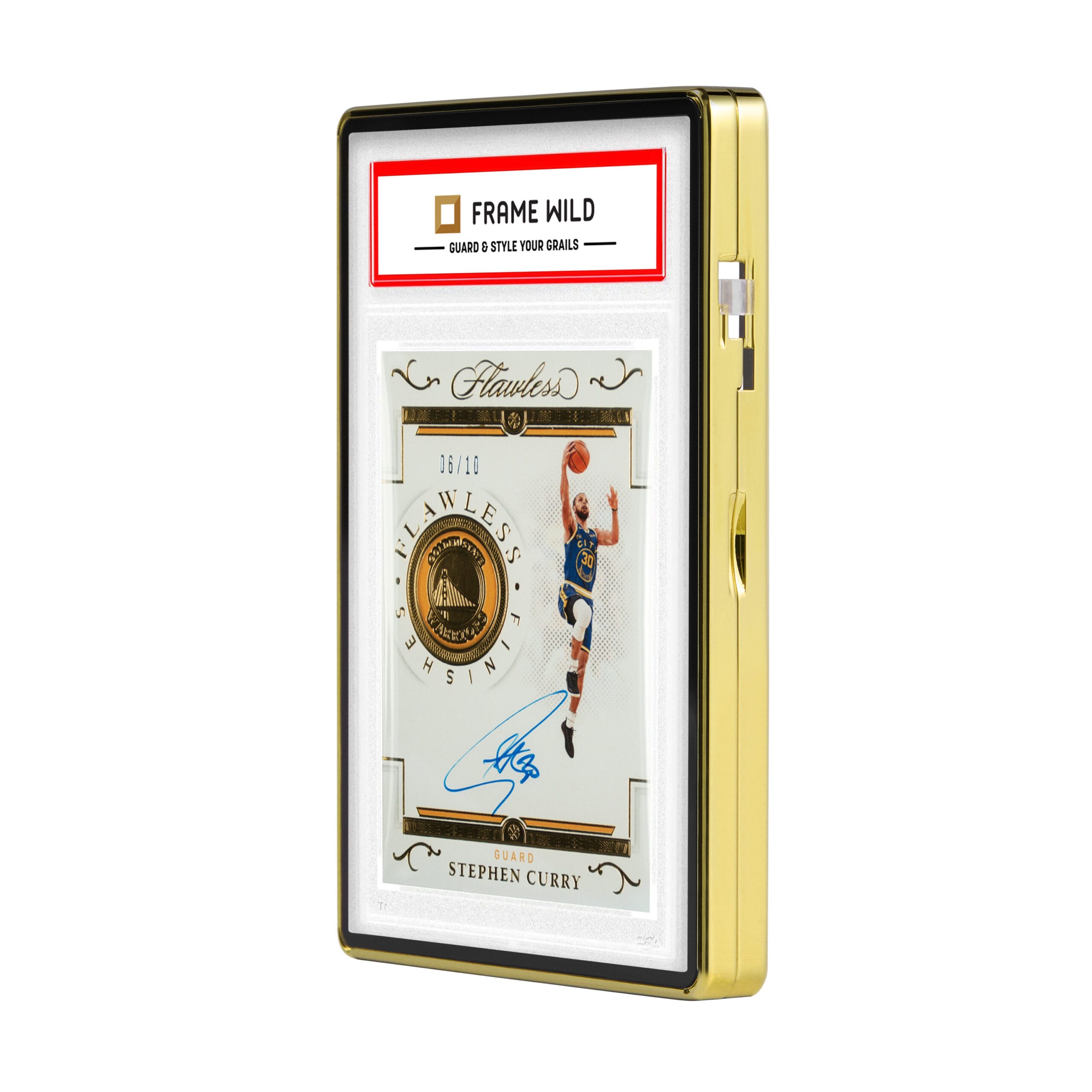 thick psa frame wild case – shiny gold thick psa frame wild case – shiny gold