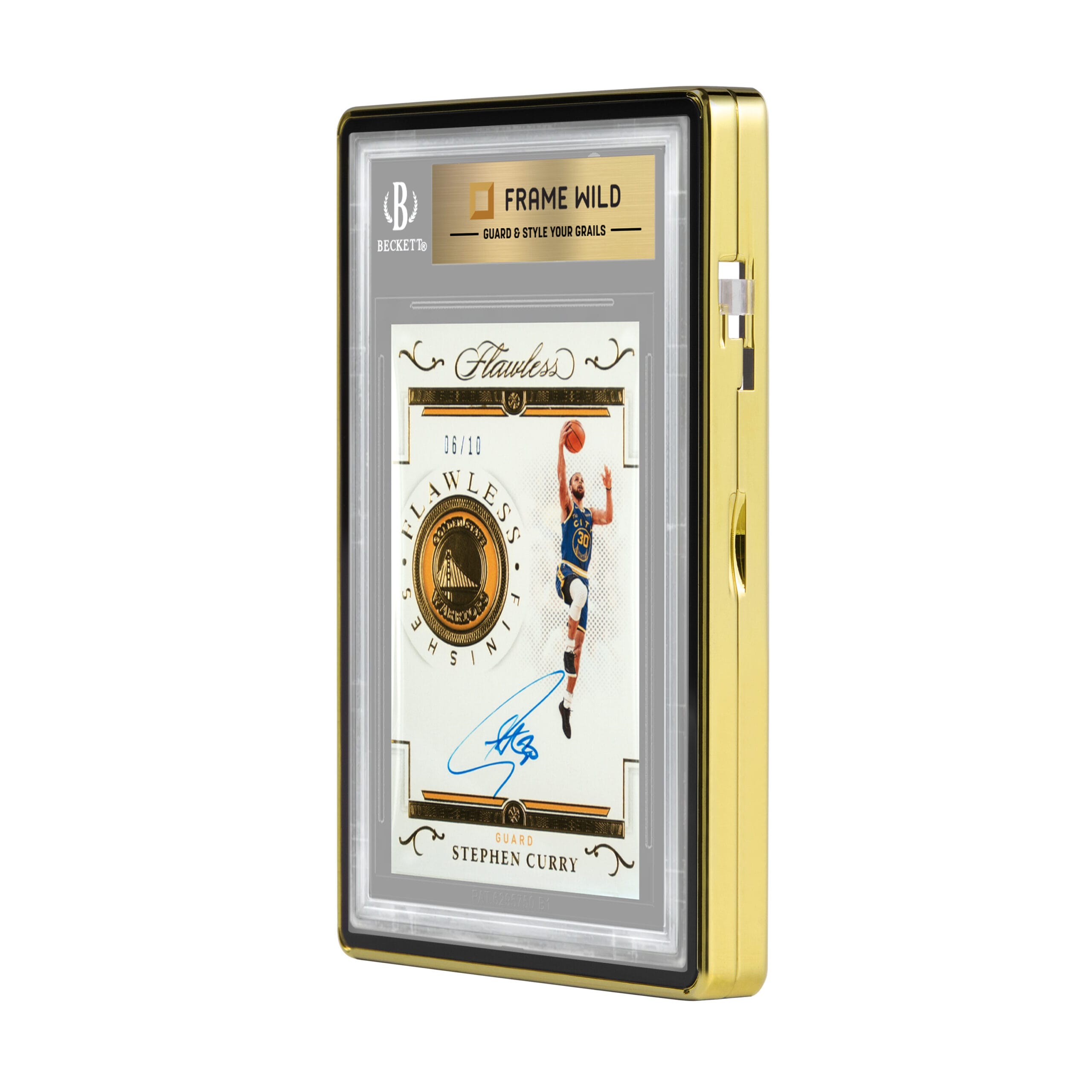 standard bgs frame wild case shiny gold