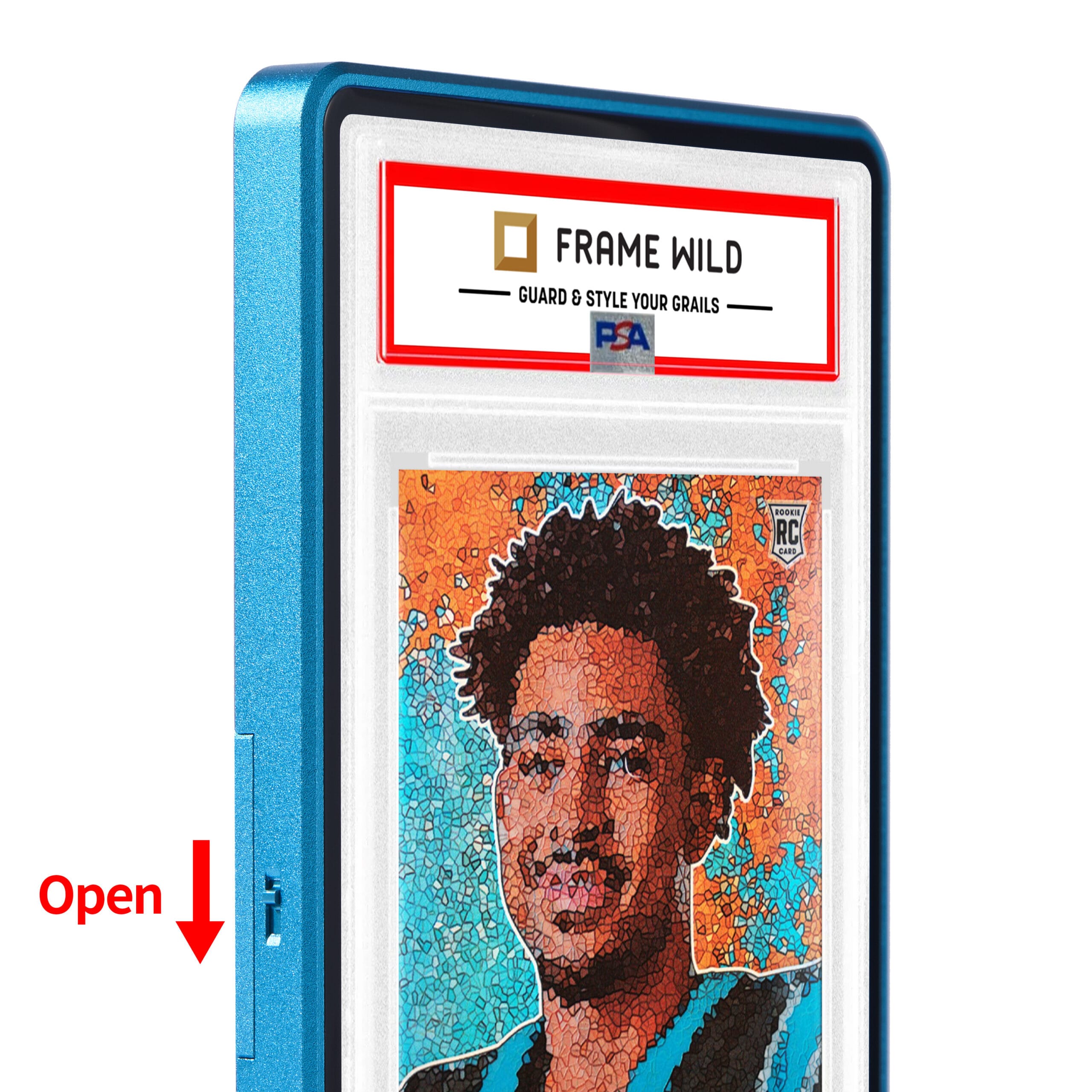 standard psa frame wild easy lock case – eggshell red aqua blue