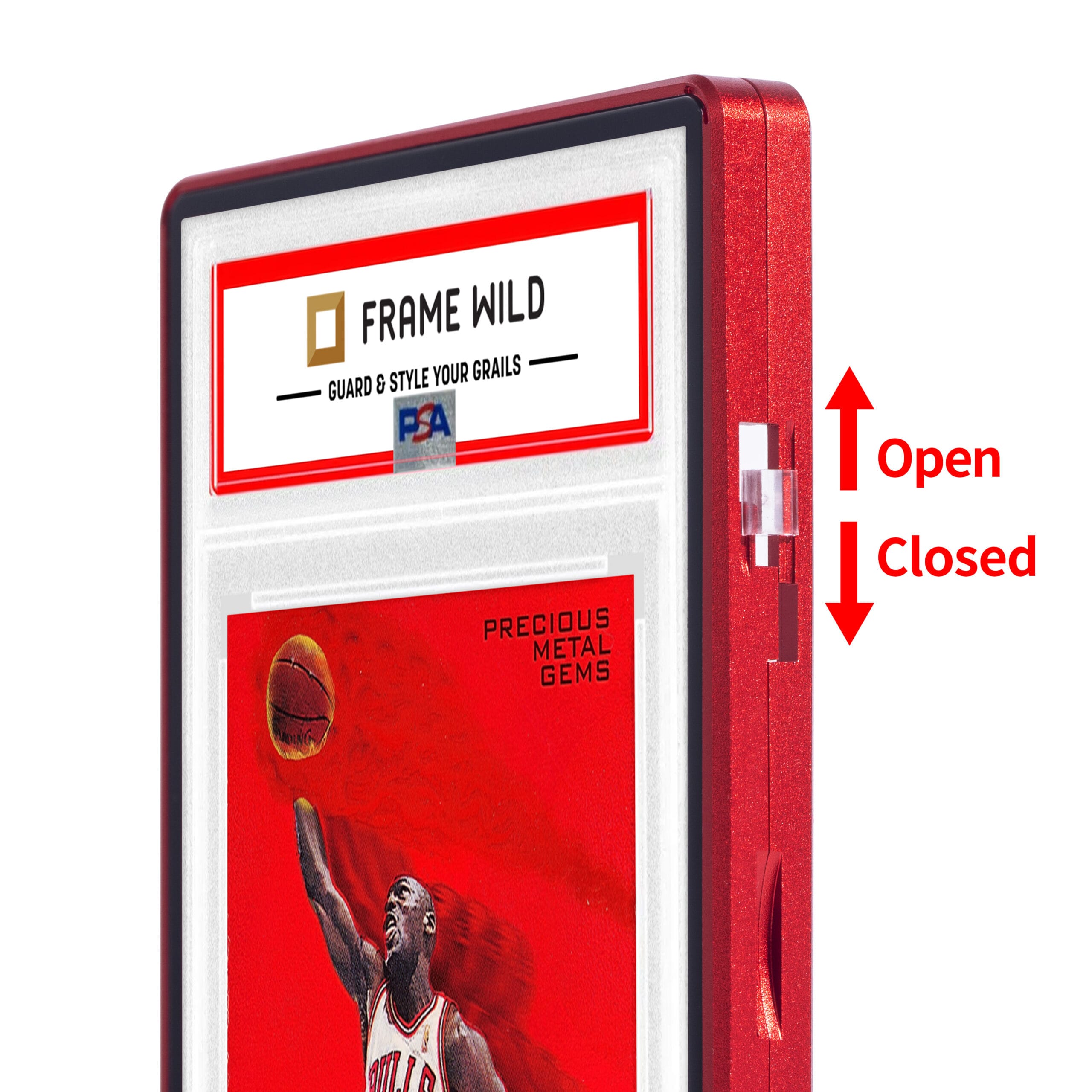 thick psa frame wild case eggshell red