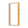 Eggshell Ten Gold With White Glass Border
