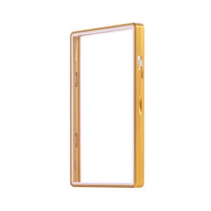 color glass series standard psa frame wild case eggshell ten gold with white glass border