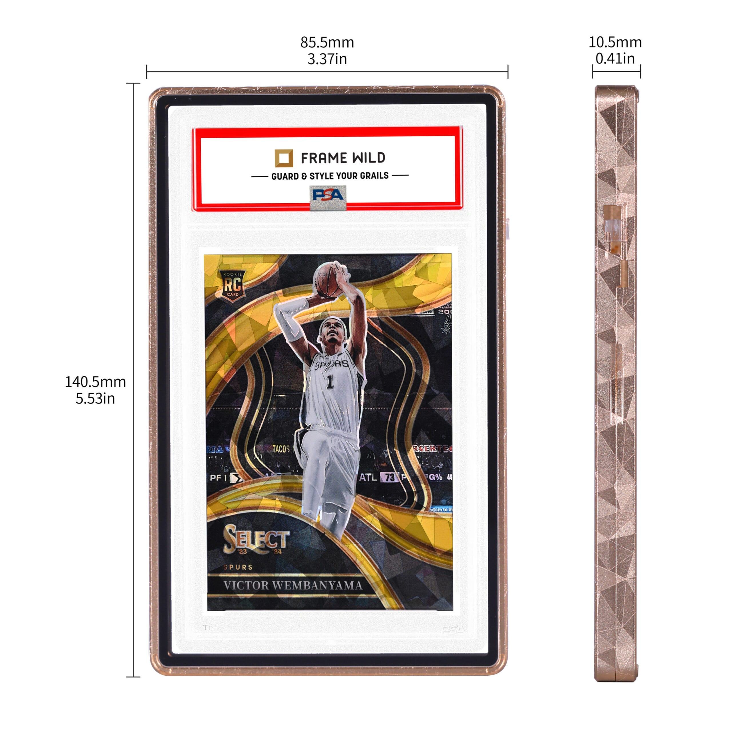 textured series standard psa frame wild classic case cracked gold textured series standard psa frame wild classic case cracked gold