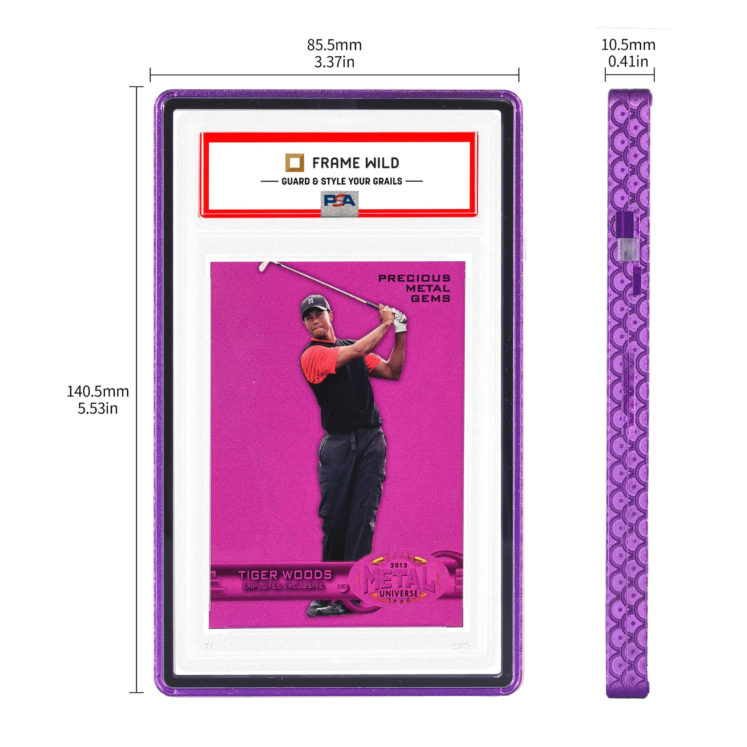 textured series standard psa frame wild classic case peacock purple textured series standard psa frame wild classic case peacock purple