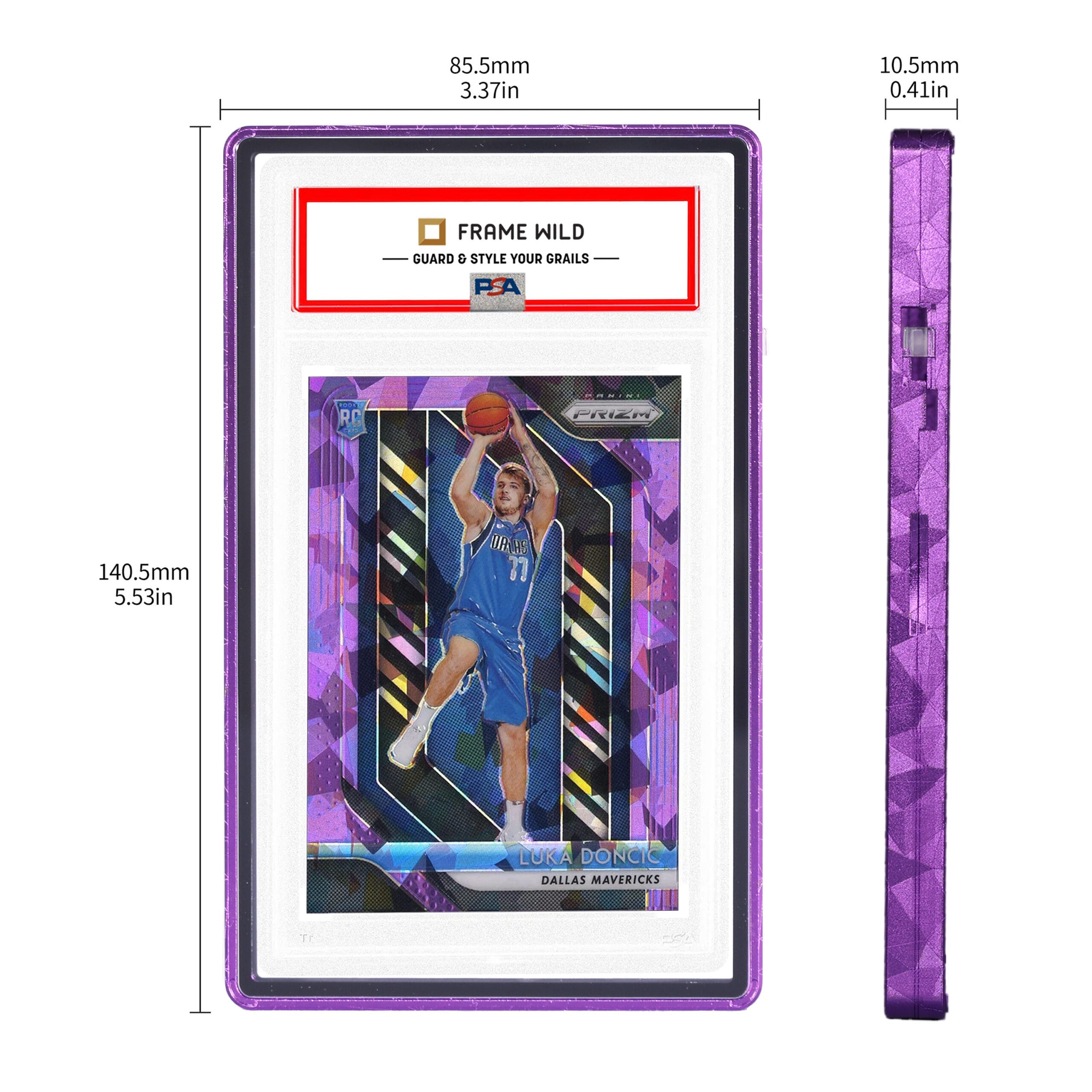 textured series standard psa frame wild classic case cracked purple textured series standard psa frame wild classic case cracked purple