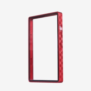 textured series standard psa frame wild classic case checker red