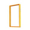 Glossy Yellow With Orange Glass Border