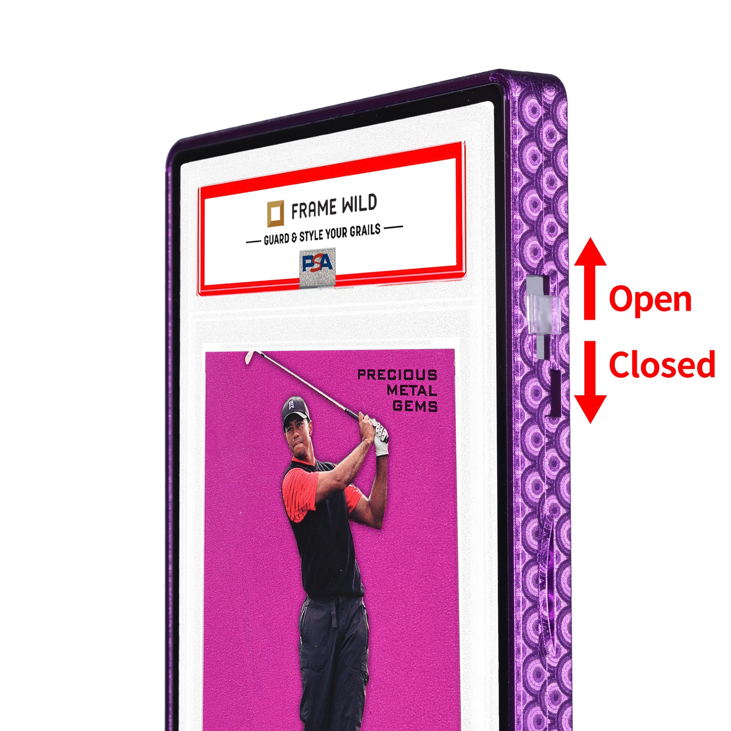 textured series standard psa frame wild classic case peacock purple