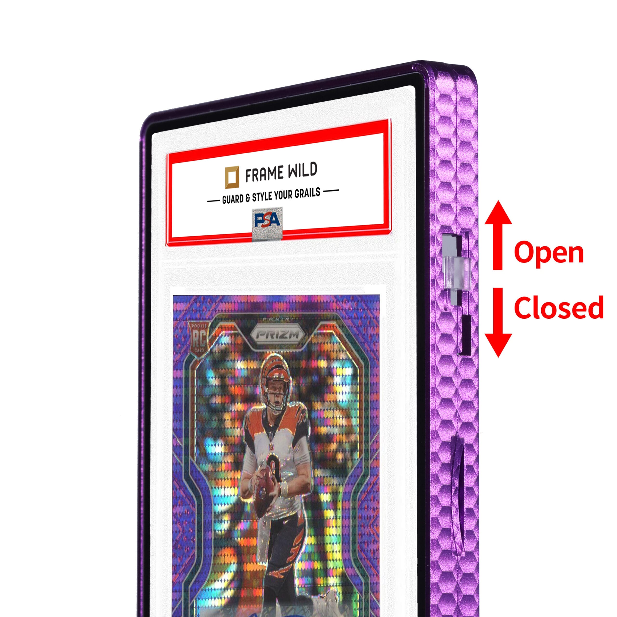 textured series standard psa frame wild classic case honeycomb purple