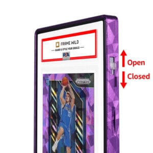 textured series standard psa frame wild classic case cracked purple