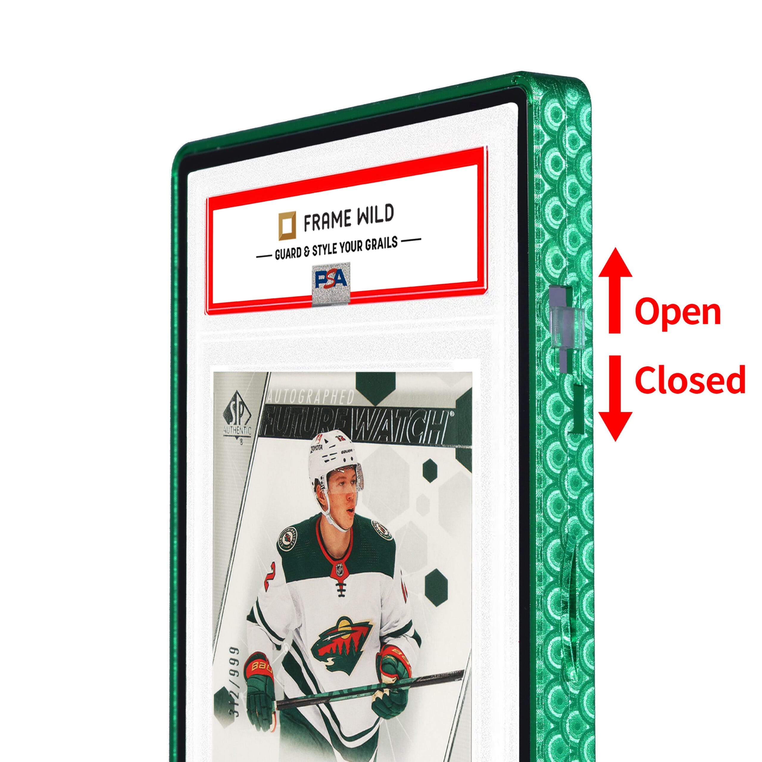 textured series standard psa frame wild classic case peacock green