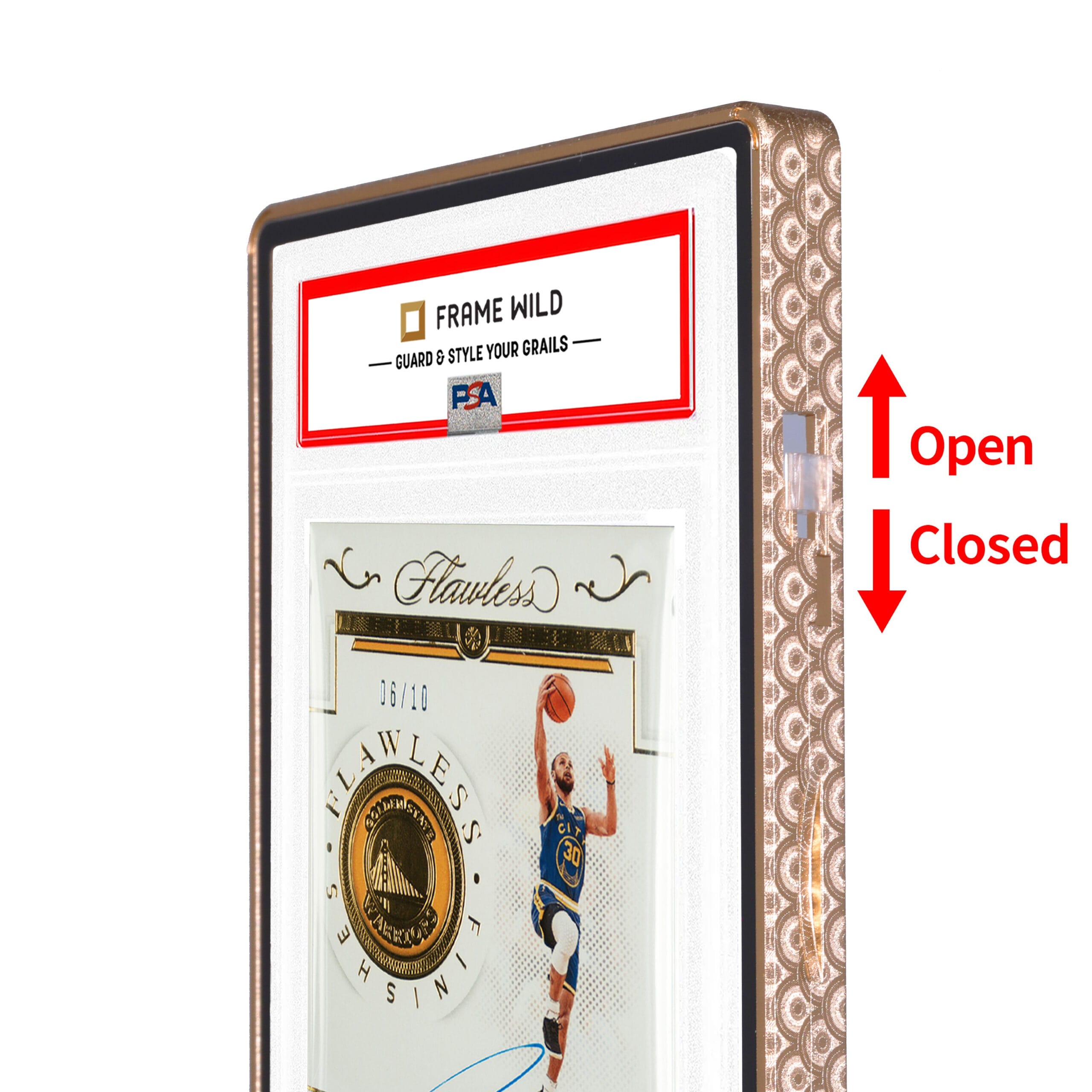 textured series standard psa frame wild classic case peacock gold