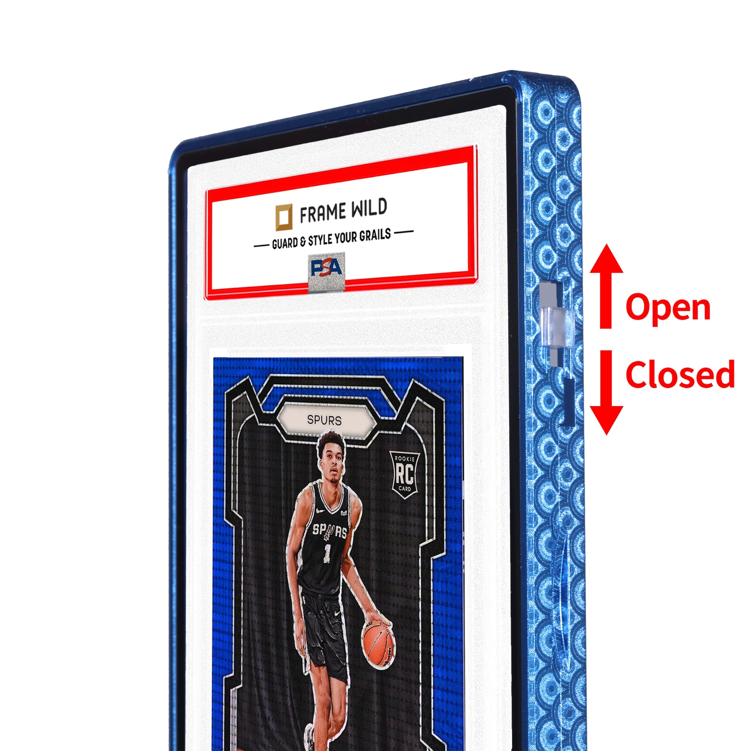 textured series standard psa frame wild classic case peacock blue
