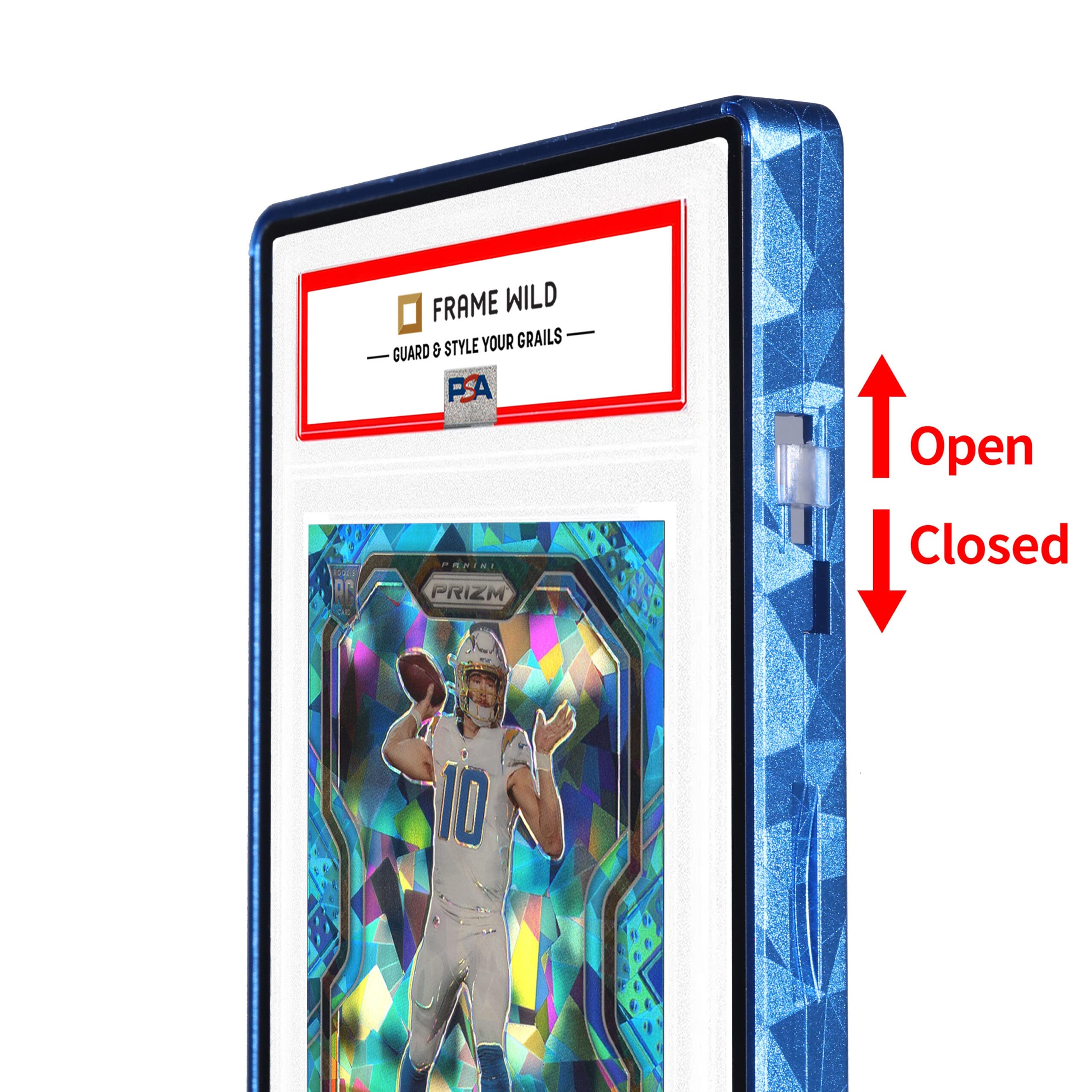 textured series standard psa frame wild classic case cracked blue textured series standard psa frame wild classic case cracked blue