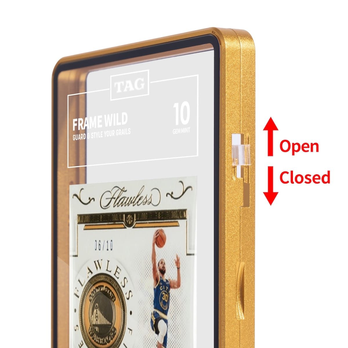 standard tag frame eggshell gold