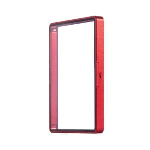 Medium Sized BGS Frame Wild Easy Lock Case - Eggshell Red, angled view