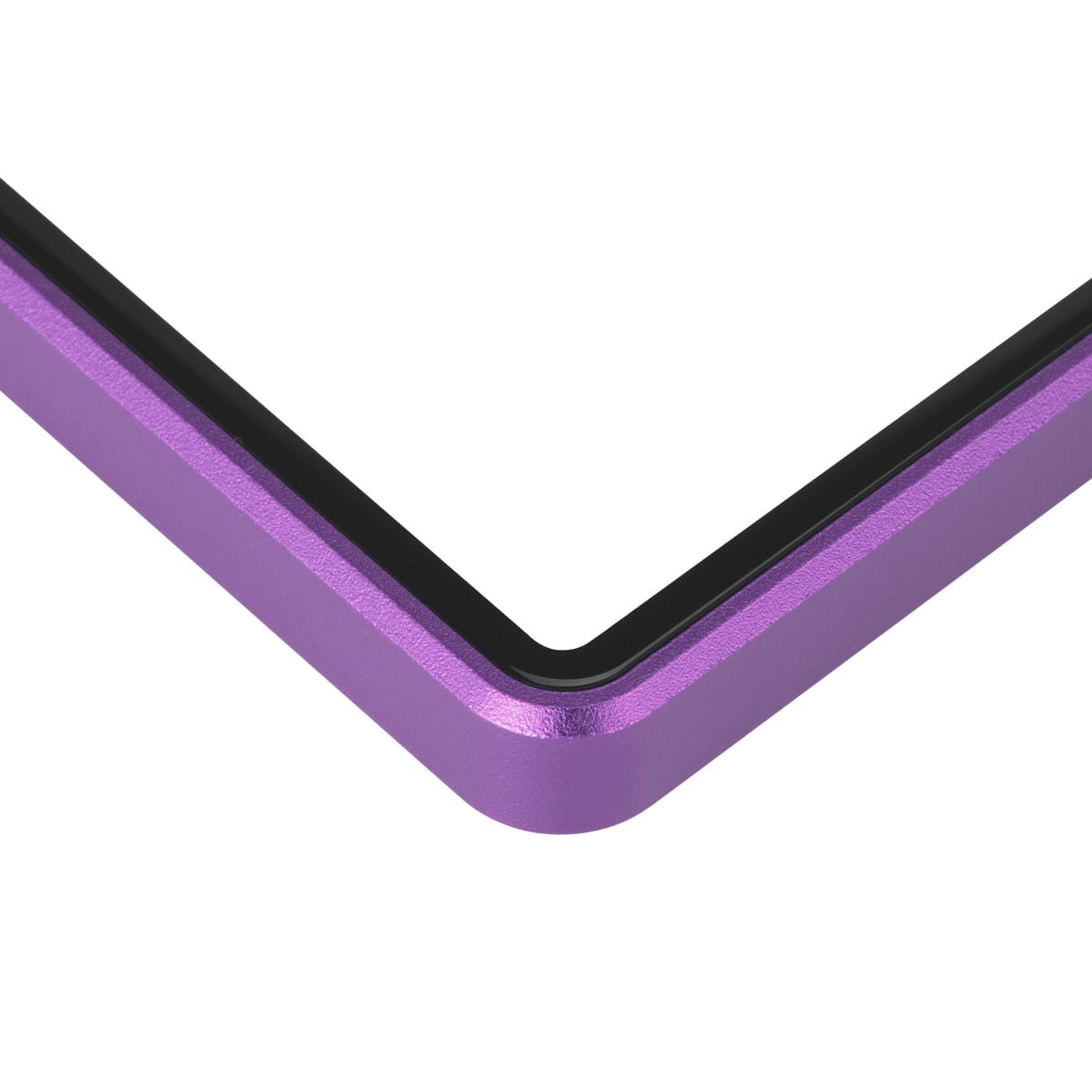 Standard BGS Frame Wild Easy Lock Case - Eggshell Purple, corner detail