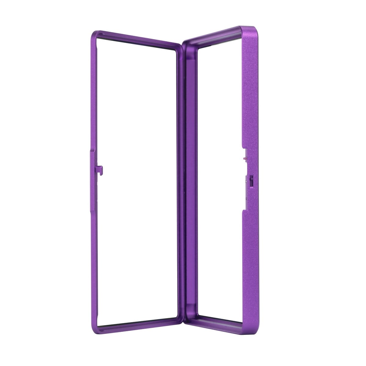 Standard BGS Frame Wild Easy Lock Case - Eggshell Purple, open flat