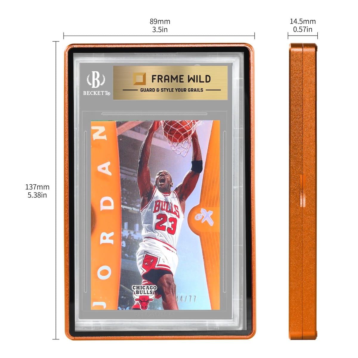 Standard BGS Frame Wild Max Magnet Case - Eggshell Pumpkin Orange - Image 3