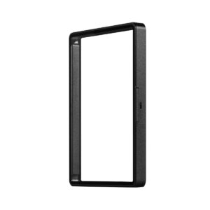 Thick PSA Frame Wild Easy Lock Case - Eggshell Black, angled view