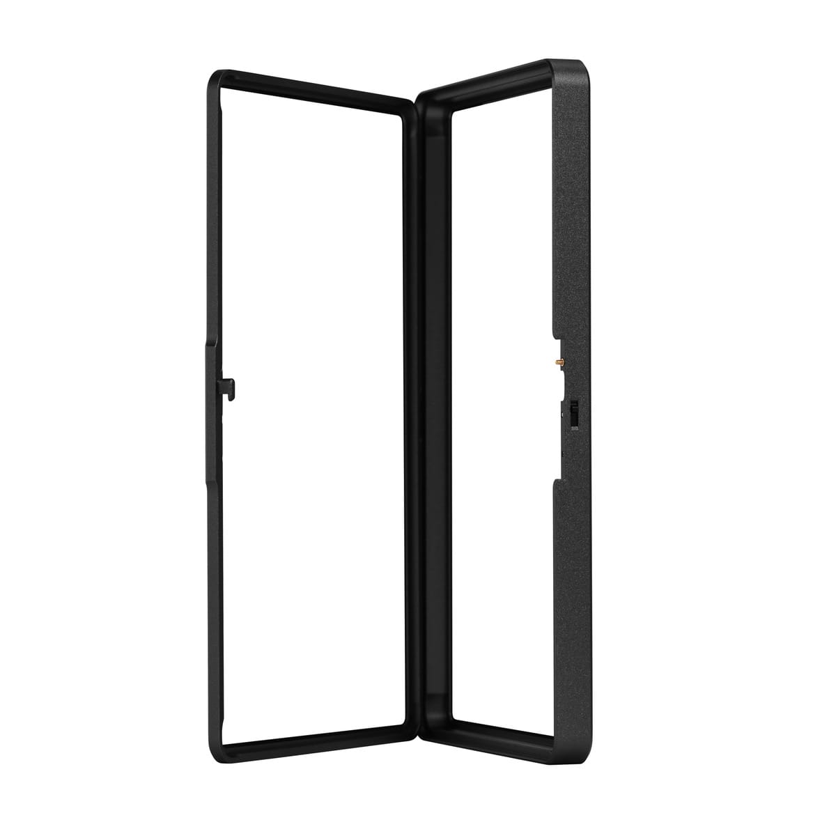Thick PSA Frame Wild Easy Lock Case - Eggshell Black, open flat