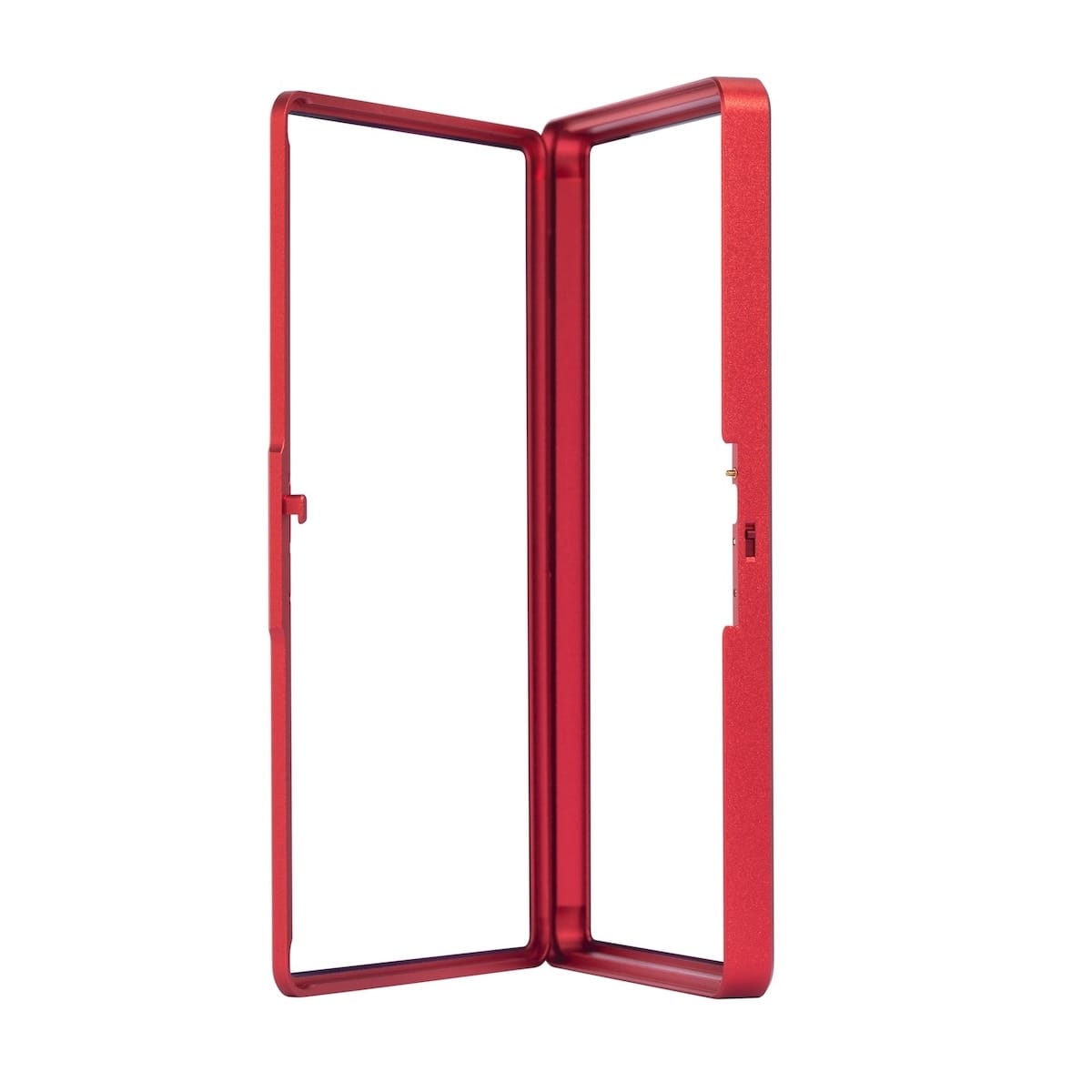 Thick PSA Frame Wild Easy Lock Case - Eggshell Red, open flat