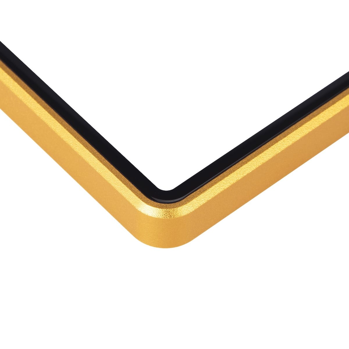 Thick PSA Frame Wild Easy Lock Case - Eggshell Ten Gold, corner detail