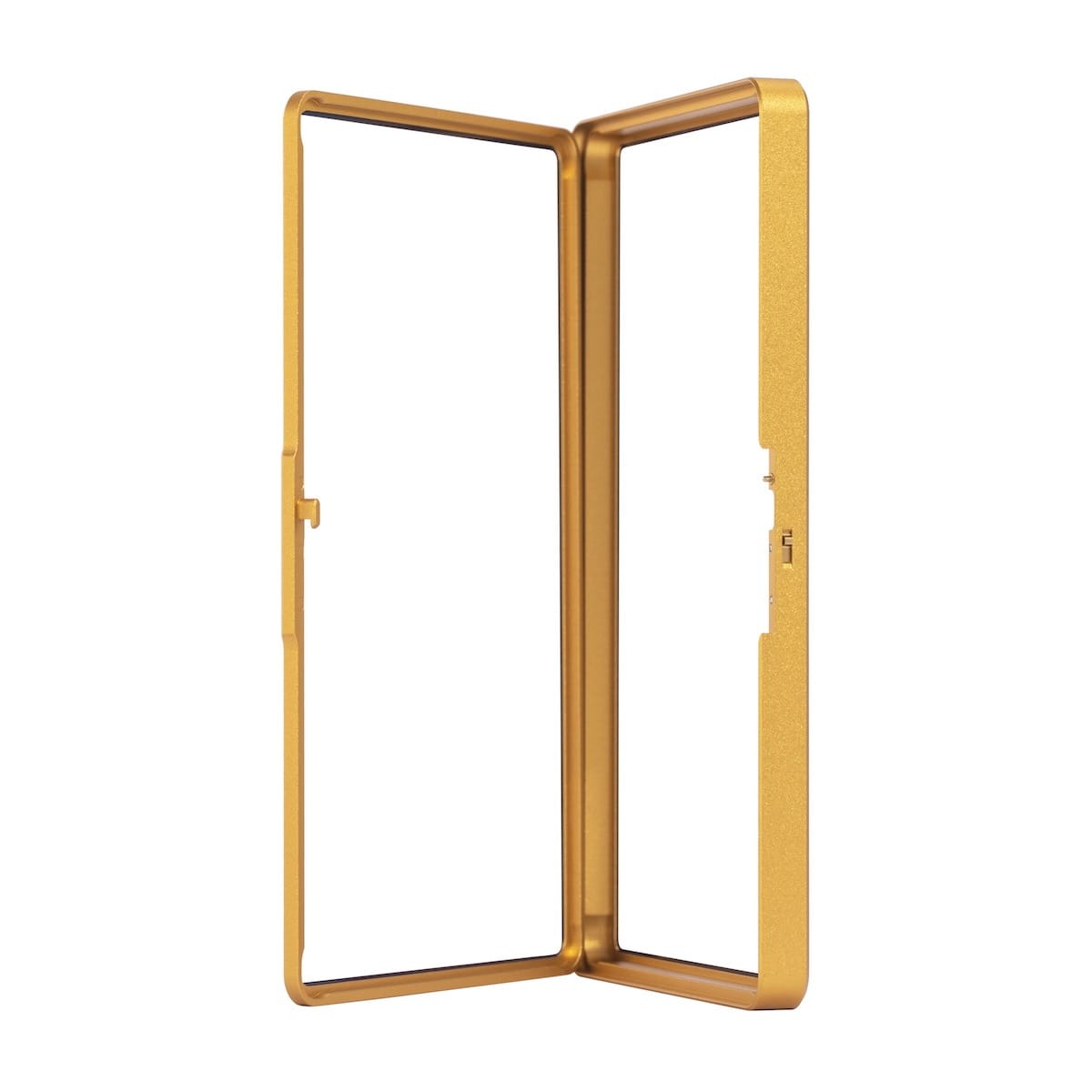 Thick PSA Frame Wild Easy Lock Case - Eggshell Ten Gold, open flat